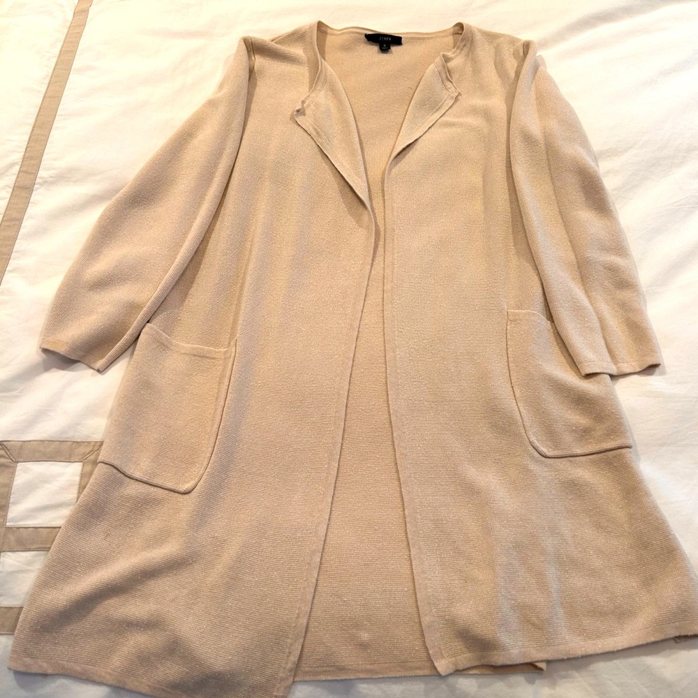 JCREW linen Juliette sweater. Size small